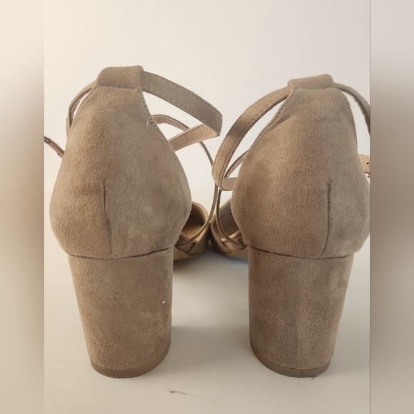 Womens Foster Tru Comfort Foam Almond Toe Block Heel Pumps Size 8.5 - Picture 3 of 9